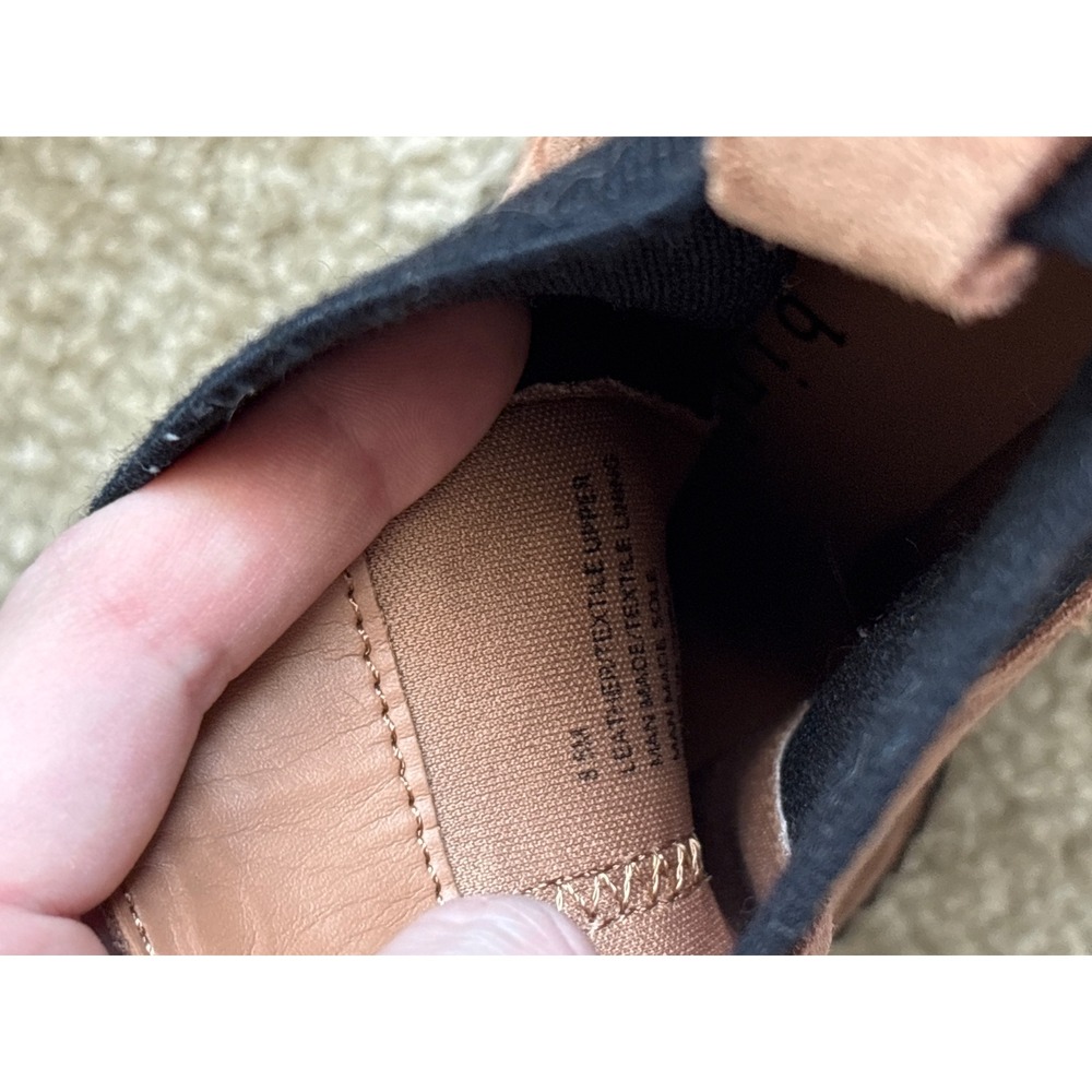 Gianni Bini Like New Suede Ryker Lug Sole Platform Bootie - Picture 5 of 5